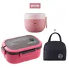 Bento box doble capa caja de almuerzo de frutas compartimento caja de almuerzo apta para microondas oficina trabajador reducción de grasa caja de almuerzo