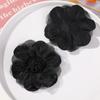 Horquilla de tela sencilla y dulce con flores grandes exageradas, accesorios para el cabello hechos a mano, venta al por mayor