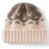 Nuevo Gorro de Punto de Cachemira para Otoño e Invierno para Hombres y Mujeres Gorro Cálido Protección contra el Frío Cubre-Cabeza Sombrero Gorro para Ciclismo al Aire Libre Gorro Casual para el Frío