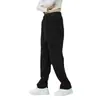 Pantalones de Punto con Patrón de Cielo Estrellado Cruzado para Hombre Estilo Invierno 2026 Pantalones Rectos Holgados de Punto Modernos Otoño/Invierno Pantalones Casuales con Forro de Terciopelo para Hombre