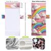 Funda para silla de playa transfronteriza funda para silla de playa de microfibra impresión digital 3D arcoíris se puede pedir