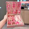 Set de Accesorios para el Cabello para Niños Caja de Regalo Diademas Pasadores Gomas para el Cabello Tocado Joyero Lindo Venta al por Mayor Día del Niño