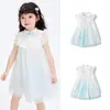 Mismo Estilo que en el Centro Comercial Vestido para Niña Balabala Nuevo Estilo Chino Verano 2024 Nuevo Estilo Nacional Vestido de Malla Degradado