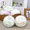 Hilo de mohair mezclado a mano con textura de pelo, hilo especial para bolsos de bricolaje, color caramelo, suave para sombreros hechos a mano, hilo para suéteres de ganchillo
