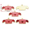 Accesorios para Joyería DIY San Valentín Amor Amor Colgante Aleación Pulsera Colgante Collar Llavero Colgante W379