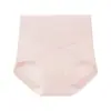 Calcinhas Femininas Seamless de Seda Gelada de Cintura Alta com Controle de Barriga, Calcinhas Femininas de Ácido Polilático Respiráveis Antibacterianas Levanta-Bumbum com Controle de Barriga