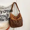 Bolso de Mano Texturizado de Alta Gama Bolso Tote Cruzado Nuevo Otoño e Invierno 2025 Bolso Versátil para el Trabajo Hombro Axila