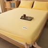 2025 Nuevo Estilo Algodón Puro Cómodo Cepillado Cama Sábanas Otoño e Invierno Pieza Única Algodón Puro Protector de Colchón Sábanas Juego de Cubrecama