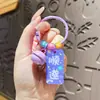Chaveiro de acrílico fofo com texto para carro Pingente de casal da sorte para mochila Rede social criativa fofa grão caixa cega combinando