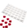 35 forma quadrada para bolo mousse quadrada almofada pedra sanduíche forma de silicone sobremesa de chocolate açúcar forma de assar