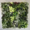 Parede de plantas simulada 100*100, parede de plantas verdes tridimensional, decoração com flores e grama artificiais, fundo verde, parede popular da internet