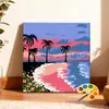 Seleção transfronteiriça: Tamanho 20*20 pintura a óleo digital paisagem DIY pintado à mão colorir alívio de estresse cura acrílico pintura decorativa