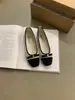 Zapatos de Beanie para Mujer Dongdaemun de Corea del Sur Dulce Hada Diseño Xiaoxiang Lazo Boca Baja Zapatos sin Cordones Zapatos Planos