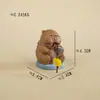 Venta al por mayor de artículos decorativos para atracciones turísticas: Artesanías de resina nuevas y creativas con animales de dibujos animados y temas de pesca, adecuadas para la decoración del hogar y del escritorio