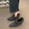 Zapatos de algodón estilo Birkenstock que aumentan la altura 2026 Invierno Mocasines de tacón alto Mocasines de felpa