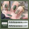 Parches de Uñas Desgastables Personalizados, Uñas Desgastables de Alta Gama, Parches de Uñas Cortos Pintados a Mano, Parches Desgastables para Manicura al por Mayor