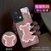 Capa de Celular Urso Galvanizado Opporeno8 Reno7Se Brilho de Chamada Recebida 6Pro Celebridade da Internet Reno5 Moderna Reno3 Adequada