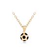 Joyería Serie Mundial de Fútbol Estilo Europeo y Americano Collar de Fútbol de Personalidad para Hombre Colgante de Fútbol Creativo