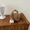 Bolsa de Mão Estilosa Xiaomi Estilo Coreano Nicho Bolsa de Boliche Outono 2026 Nova Bolsa de Ombro Tendência Bolinhas Bolsa Transversal para o Dia a Dia