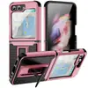 Elegante Anticaída Dos en Uno TPU+PC Adecuado para Funda de Teléfono Móvil Samsung Z Flip6 Adecuado para Z Flip5/4/3