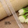 Encaje de cadena de diamantes de hilo de malla de 1 cm de ancho, manualidades textiles para el hogar DIY, tocado, puño de ropa, dobladillo, accesorios decorativos