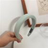 Diadema de Esponja Coreana Dongdaemun Macaron ins Retro Fresca Todo Fósforo Femenina Suave Blanca