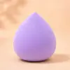 Esponja de Maquiagem em Formato de Pêssego em Estoque, Super Macia e Elástica, Não Absorve o Pó, Pode Ser Usada Seca e Úmida, Expande Quando Exposta à Água, Esponja Puff de Maquiagem para Atacado