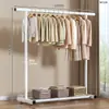 Perchero de pie para uso doméstico, perchero colgador para dormitorio, tendedero para balcón, perchero simple móvil para interior de dormitorio
