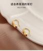 Pendientes de plata de ley 925 con forma de gota de agua para mujer, pequeños y sencillos, elegantes y coreanos.