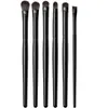 Conjunto de 10 Pincéis para Detalhes dos Olhos em Estoque, Pincel para Sombra de Cerdas Macias, Pincel de Esfumar, Pincel Lâmina, Ferramentas de Maquiagem para Iniciantes Atacado