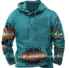 Moletom Estilo Europeu e Americano com Bandeira Águia Americana Estampa Digital 3D Moda de Rua Verão Masculino Hoodie Top