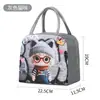 Bolsa de Lonchera de Dibujos Animados Linda Bolsa Aislante de Papel de Aluminio con Bolsa de Lonchera para el Trabajo y la Escuela Bolsa de Lonchera Bolsa Bento Bolsa para Conservar Fresco