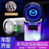 Cenicero colgante multifuncional colorido con tapa luz LED dentro de la salida del coche venta al por mayor cenicero para coche