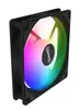 Suministro Directo de Fábrica Ventilador de Refrigeración para Chasis de 12 cm Ventilador Silencioso de Colores RGB LED Gran Volumen de Aire Luz Fina