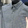 Camisa de Manga Larga para Hombre Otoño e Invierno Engrosada Lijada Camisa para Hombre Algodón Puro Cuadros Camisa para Hombre Top Tendencia