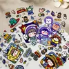 Pegatinas Lindas de Niña Espacial para Cuaderno Planas Adhesivas Lindas para Niños DIY Pegatinas para Taza de Agua Funda de Teléfono Versión Q