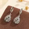 Pendientes de Aro Pequeños de Gota de Agua con Microincrustaciones de Circonita de Moda de Alta Gama de Dongdaemun, Coreanos, Elegantes, Pendientes de Celebridad de Internet 2026 para Mujer