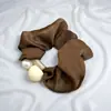 Anel para Cabelo Ins Doce Pérola Intestino Grosso Corda de Cabelo para Menina Bolas de Cabelo Simples Moda Rabo de Cavalo Elegante Corda de Cabelo Acessórios de Cabelo