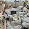 Juego de Cuatro Piezas Grado Madre y Bebé Clase A Algodón Puro Todo Algodón 2026 Nuevo Juego de Sábana Funda Nórdica Funda para Almohada Juego de Tres Piezas para Dormitorio 4