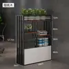 Divisória de Tela para Escritório Prateleira Armário Divisório Moderno Minimalista Grade de Restaurante Suporte para Plantas Flores Parede Divisória Ferro