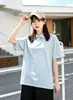 Camisa polo estilo americano, ropa de trabajo de algodón puro, manga corta, unisex, camiseta moderna y a la moda, camisa cultural para grupo, estampado de logo, verano