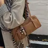 Bolsa Maillard Retrô Feminina 2026 Nova Outono High-End Nicho Bolsa de Mão Bowling Bolsa de Ombro para o Dia a Dia