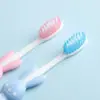Cepillo de Dientes Infantil de Cerdas Suaves con Dibujo de Conejo, Ultra Fino y Ultra Suave, Adecuado para Edades 3-4-5-7-8-9, Cabezal de Cepillo Desechable de Hotel