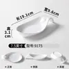Platos creativos para snacks de forma irregular para bares y KTVs, Platos de postre comerciales para buffet, Vajilla de melamina