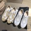Zapatillas de Entrenamiento Alemanas 2026, Zapatillas Planas Retro de Cuero Genuino para Primavera y Verano, Zapatillas Casuales con Cordones Estilo Coreano para Mujer Que Son Cómodas y No Cansan los Pies