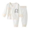 Roupa de bebê verão algodão fino roupa infantil quimono de manga comprida Hanfu infantil menino bebê roupa de casa pijama mulheres