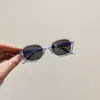 Gafas de Sol para Niños, Lujo Ligero, Gris Transparente, Ovaladas, Retro, Elegantes, Estilo Callejero, de Moda, Celebridad de Internet, Gafas de Sol Polarizadas Anti-UV