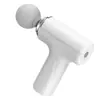 Pistola de liberação miofascial mini transfronteiriça multi-velocidade instrumento de massagem vibratória mini massageador silencioso fábrica de presentes