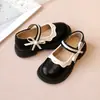 Sapatos de Princesa para Meninas, Sapatos Pequenos de Couro, Sapatos Infantis para Primavera e Outono, Sapatos para Meninas de 3-6 Anos, Sapatos de Couro Macios para Crianças, 6-12