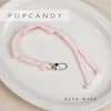 Bolsa de Novo Estilo com Alça Trançada de Paracord Feita à Mão, Alça de Pulso Anti-Queda para Transporte, Tendência Portátil de Corda Trançada Novo Estilo